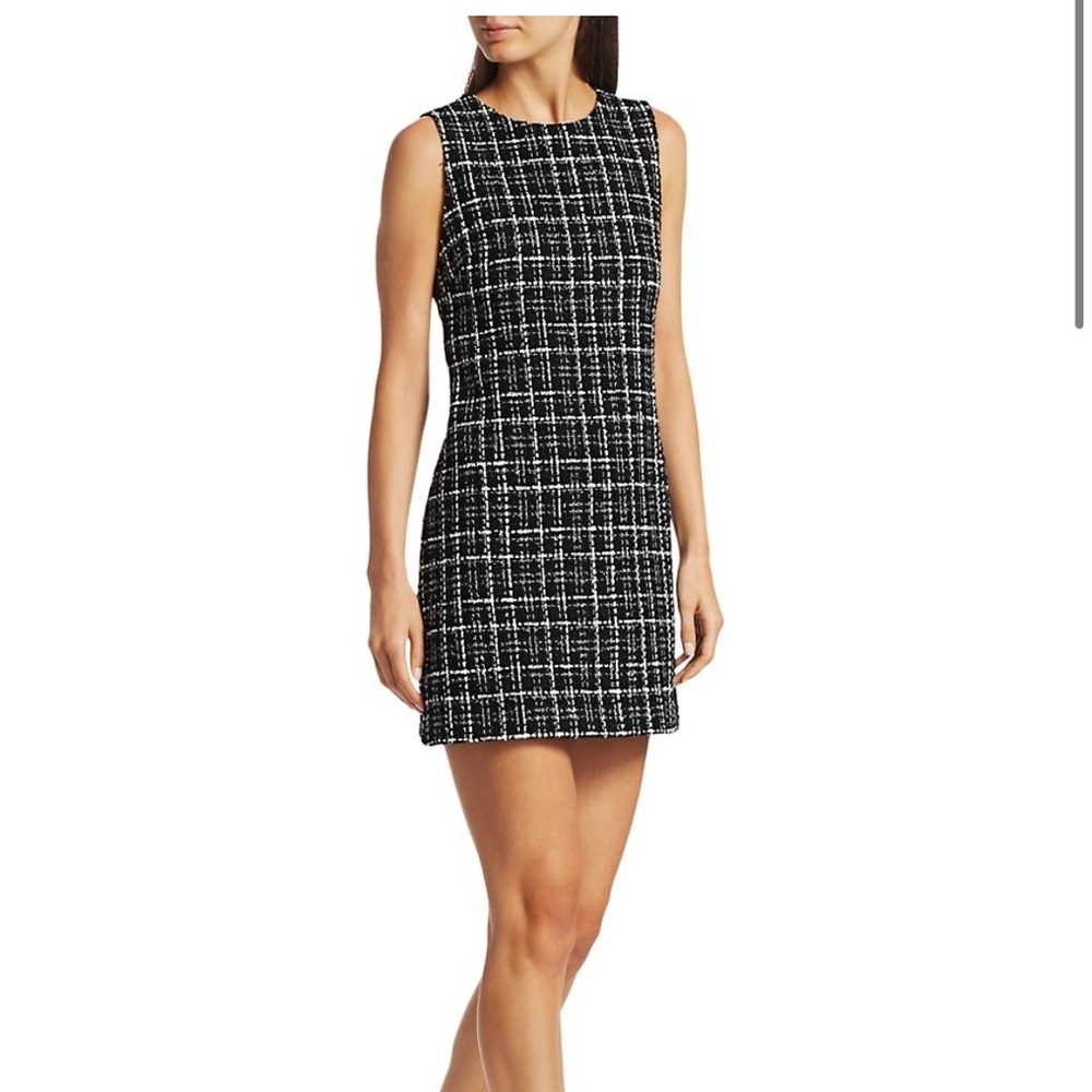 Alice and Olivia Tweed Mini Dress